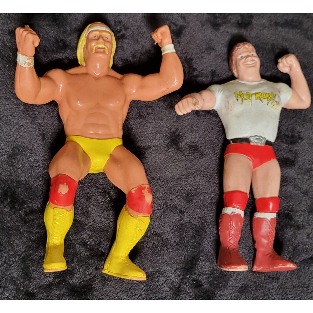 Hulk Hogan, Roddy Piper LJN WWF 1984 Wrestling Superstars AS IS